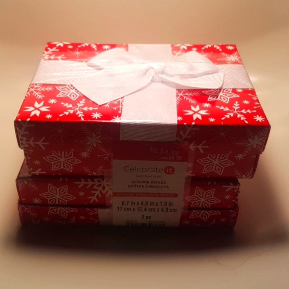 [CELEBRATE IT] Christmas Cookie Boxes (2-pack)
